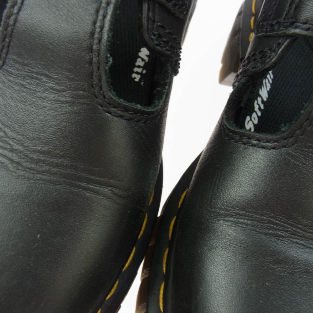 Dr.Martens ドクターマーチン SH12X AW006 AUDRICK T BAR ストラップ Tバー レザー シューズ ブラック系 UK5【中古】
