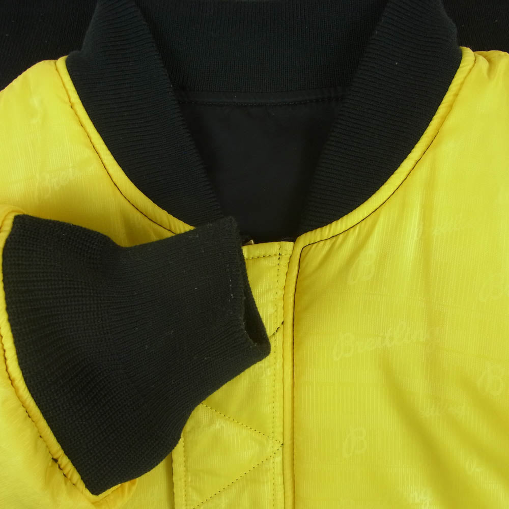 ALPHA アルファ ALPHA INDUSTRIES BREITLING ブライトリング フライト ジャケット MA-1 ブルゾン ブラック系 S【中古】