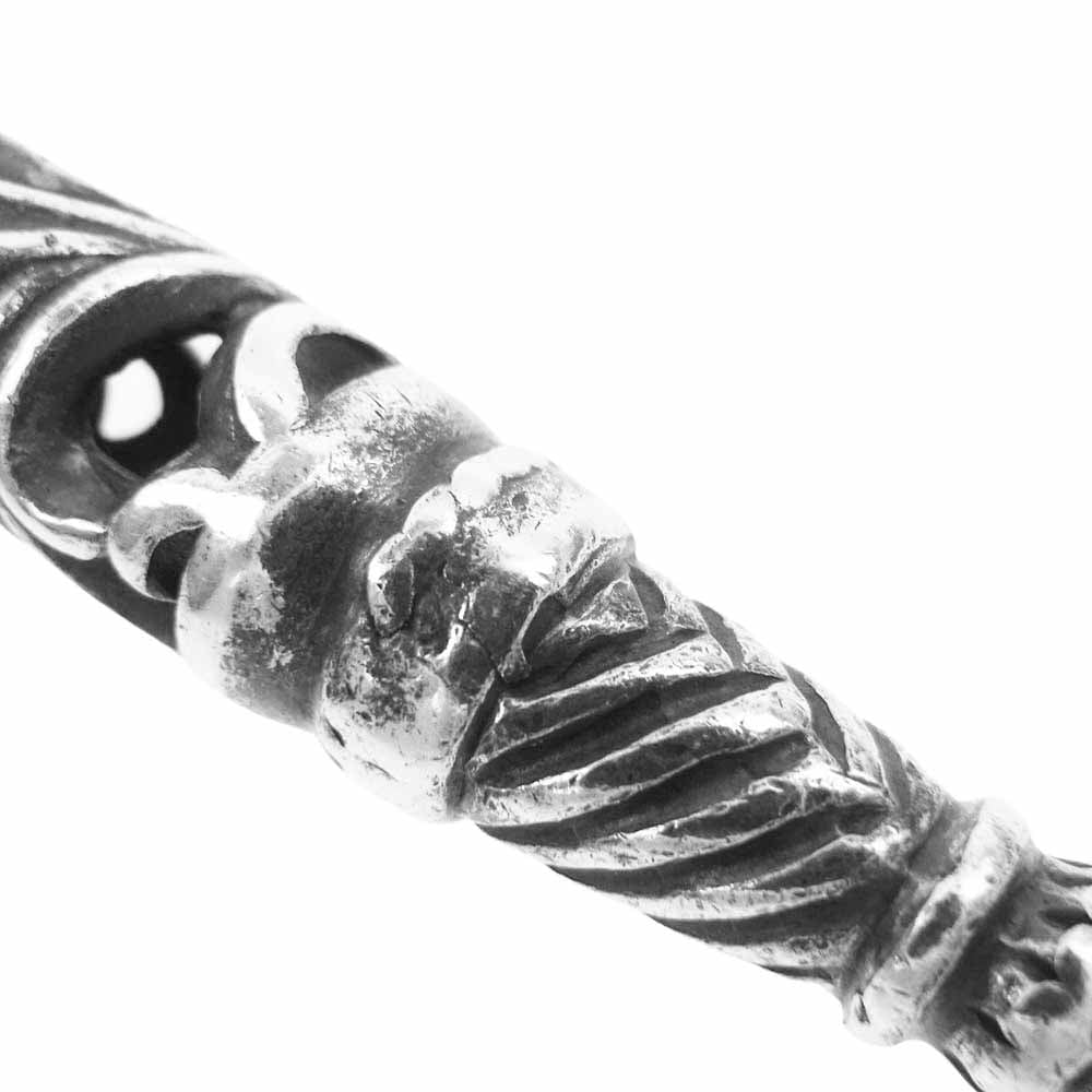 CHROME HEARTS クロムハーツ(原本無) SMALL ROLLER スモール ローラー キーリング キーホルダー シルバー系【中古】