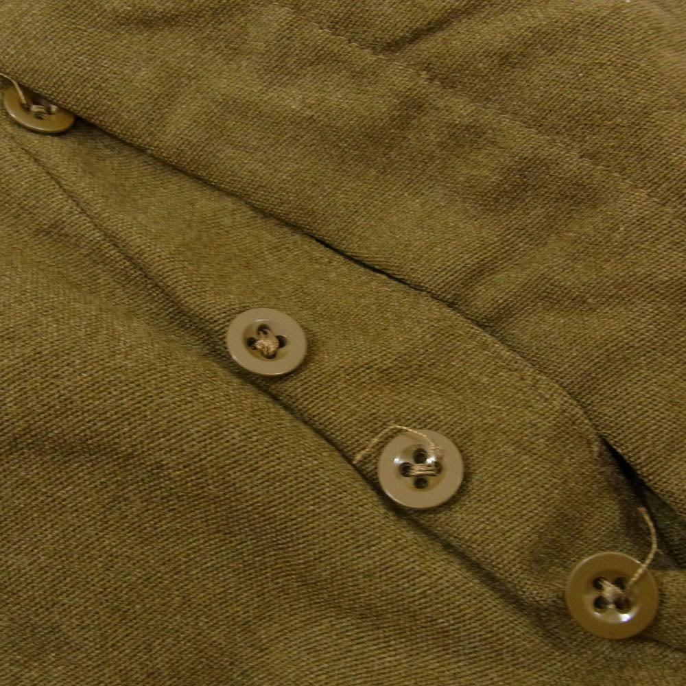 ミリタリー イギリス軍 ドレス トラウザーズ ウール パンツ カーキ系 21【中古】