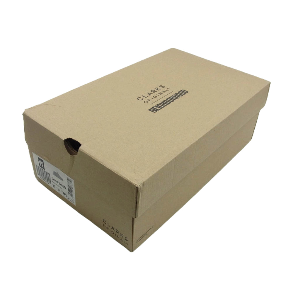 NEIGHBORHOOD ネイバーフッド × Clarks Desert Trek GTX クラークス デザート トレック ゴアテックス ブラック系 UK10【中古】