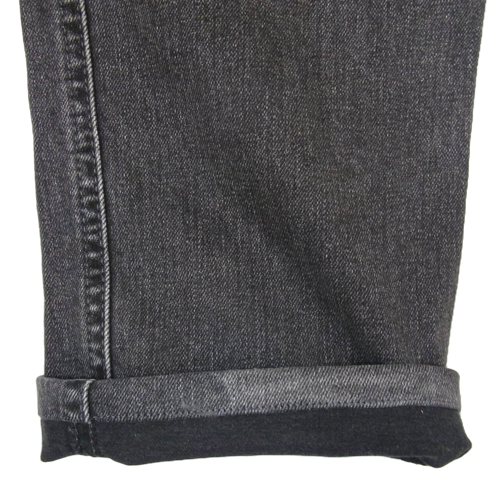CRIMIE クライミー C1H5-BFPT-05 BORN FREE BLACK STRETCH DENIM デニム パンツ ペイント ダメージ加工 ブラック系 XL【中古】