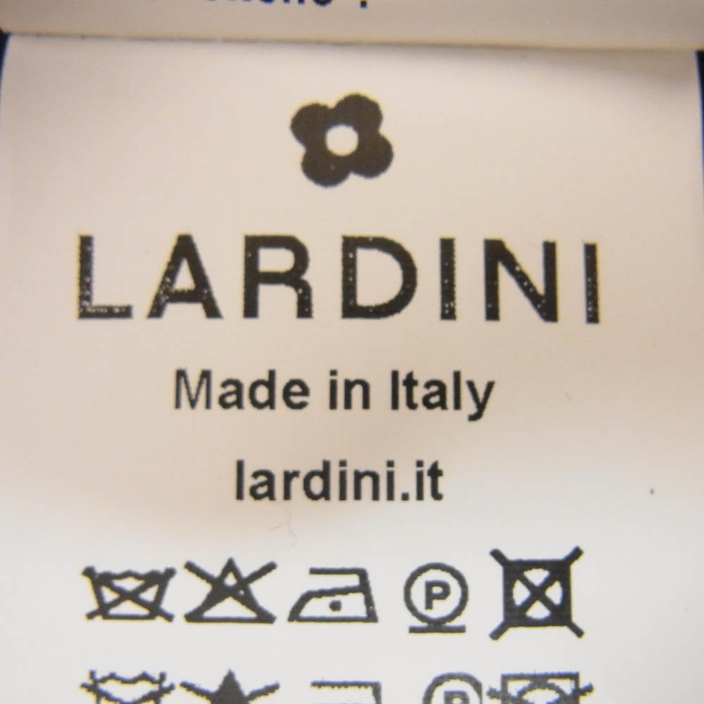 LARDINI ラルディーニ イタリア製 中綿 ジップアップ ベスト ネイビー系 54【中古】