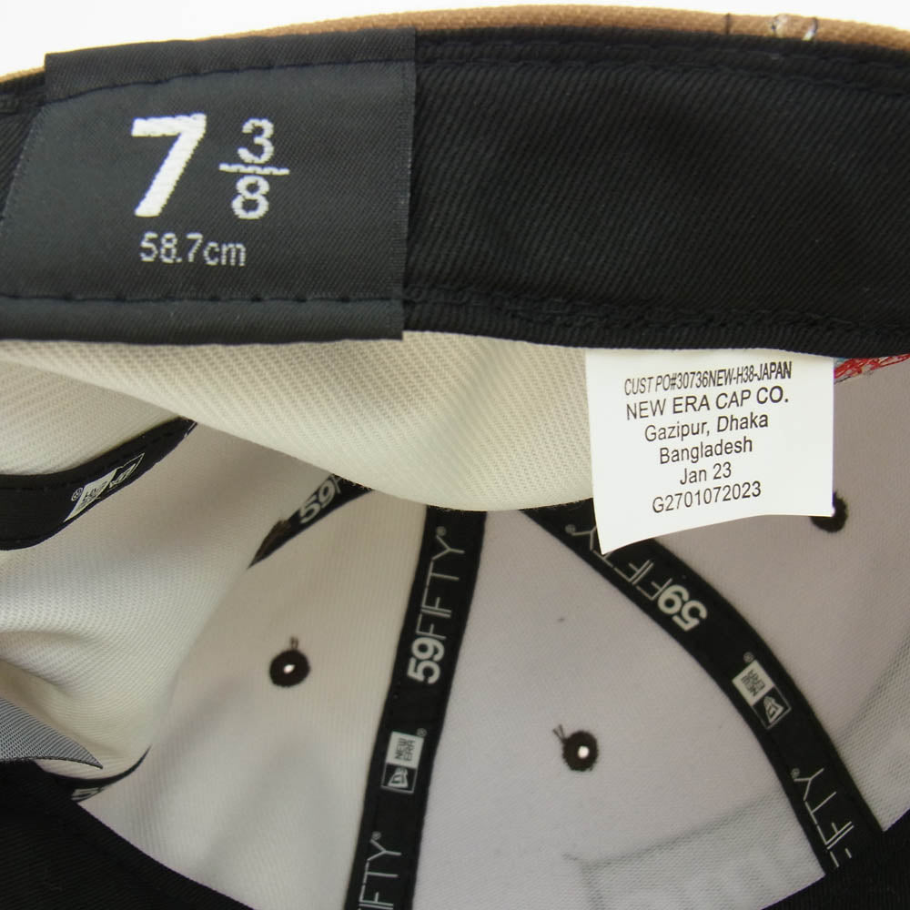 Supreme シュプリーム 23SS × New Era Gradient Box Logo Cap ニューエラ グラディエント ボックスロゴキャップ 帽子 ブラウン系 ブラウン系 7.375【中古】