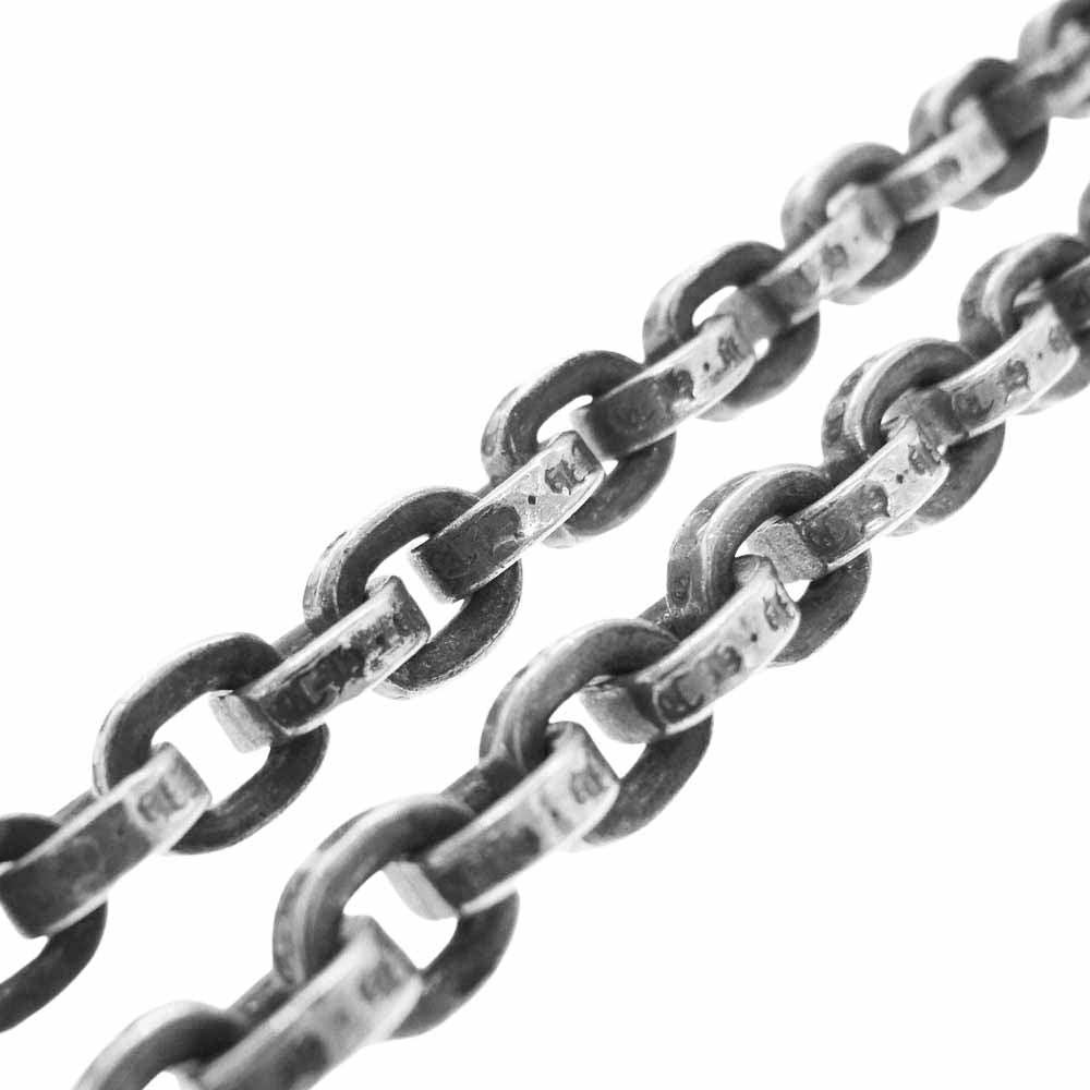 CHROME HEARTS クロムハーツ(原本無) 20inch PAPER CHAIN 20インチ ペーパーチェーン ネックレス シルバー系【中古】