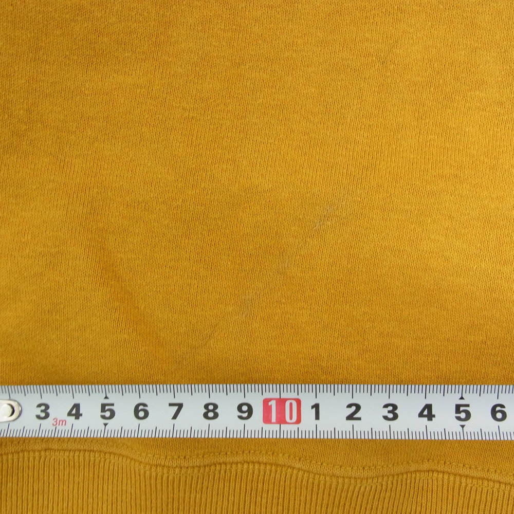 AT LAST アットラスト BUTCHER PRODUCTS ラグラン スウェット トレーナー イエロー系 38【中古】