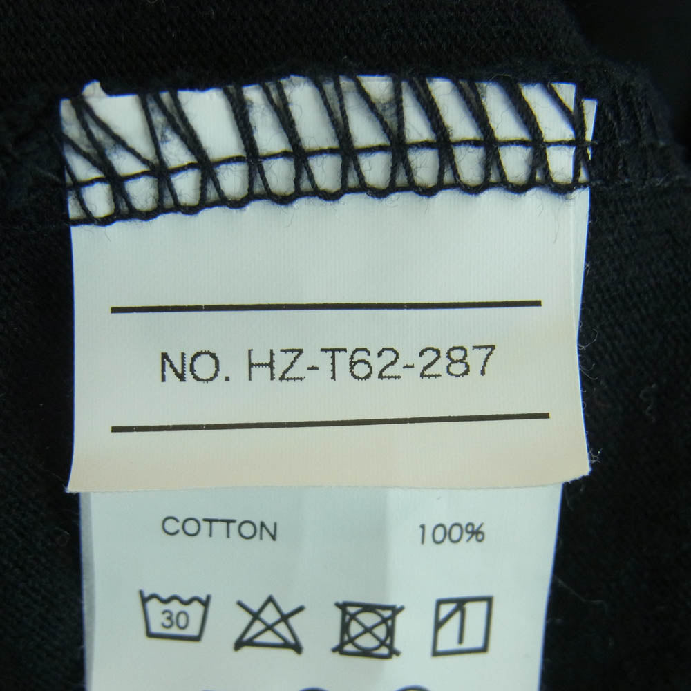 Yohji Yamamoto ヨウジヤマモト 23SS HZ-T62-287 NEIGHBORHOOD ネイバーフッド スカルロゴプリント Tシャツ 半袖 カットソー ブラック系 XXL【中古】