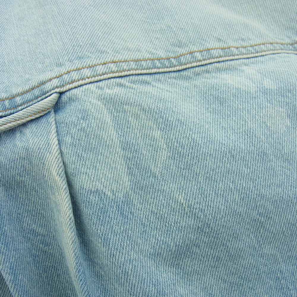 LOUIS VUITTON ルイ・ヴィトン 21SS RM212Q EU6 HLS50W DNA DENIM SS SHIRT デニム ショート スリーブシャツ 半袖 デニムシャツ ジャケット インディゴブルー系 S【中古】