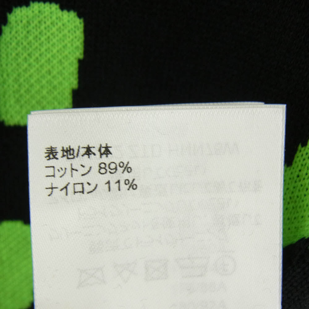 LOUIS VUITTON ルイ・ヴィトン 22AW RM222 ZTD HNN78W グラフィック ニット Tシャツ 半袖 ブラック系 ライトグリーン系 L【中古】