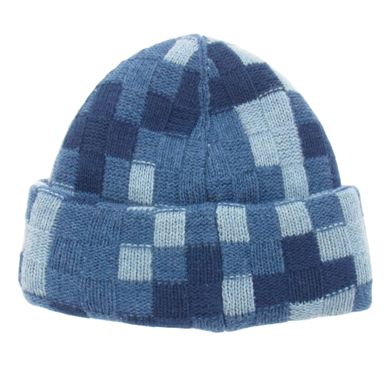 ルイヴィトンダミエニット帽難あり ビーニー・ダミエ ヘリテージ