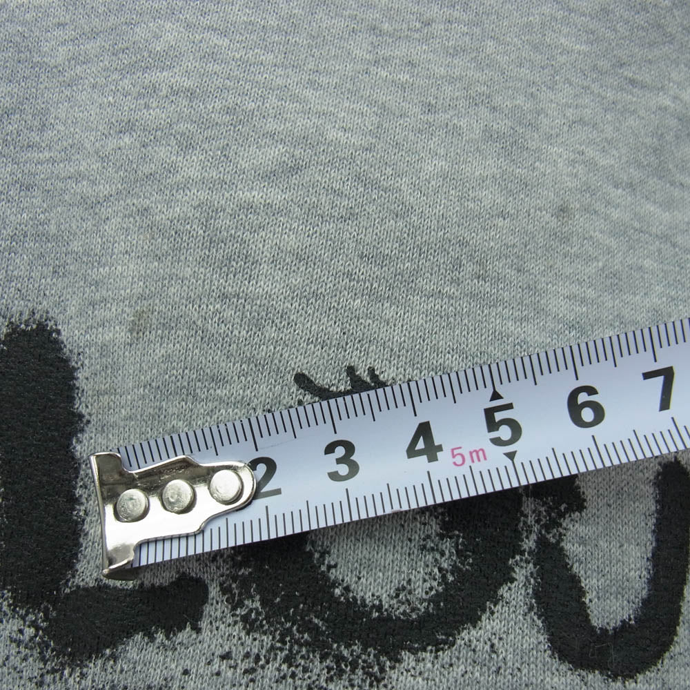 LOUIS VUITTON ルイ・ヴィトン 21AW RM212 UYR HLY68W ロゴプリント ネオンワーキングマン フーディ パーカー グレー系 M【中古】