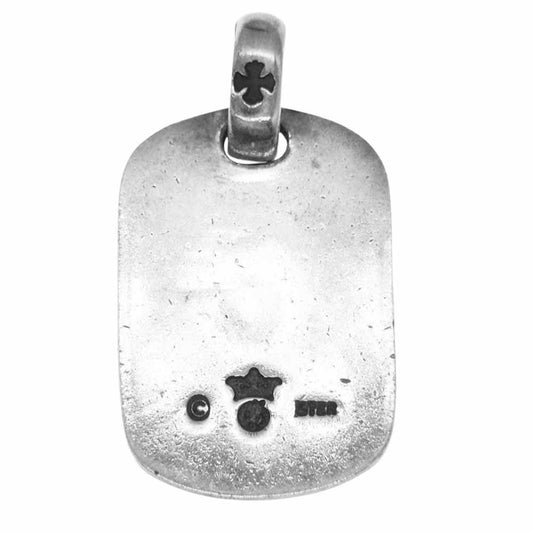 GABOR ガボール GABOR INC USA GIUSA スカル ドッグタグ ペンダントトップ シルバー系【中古】