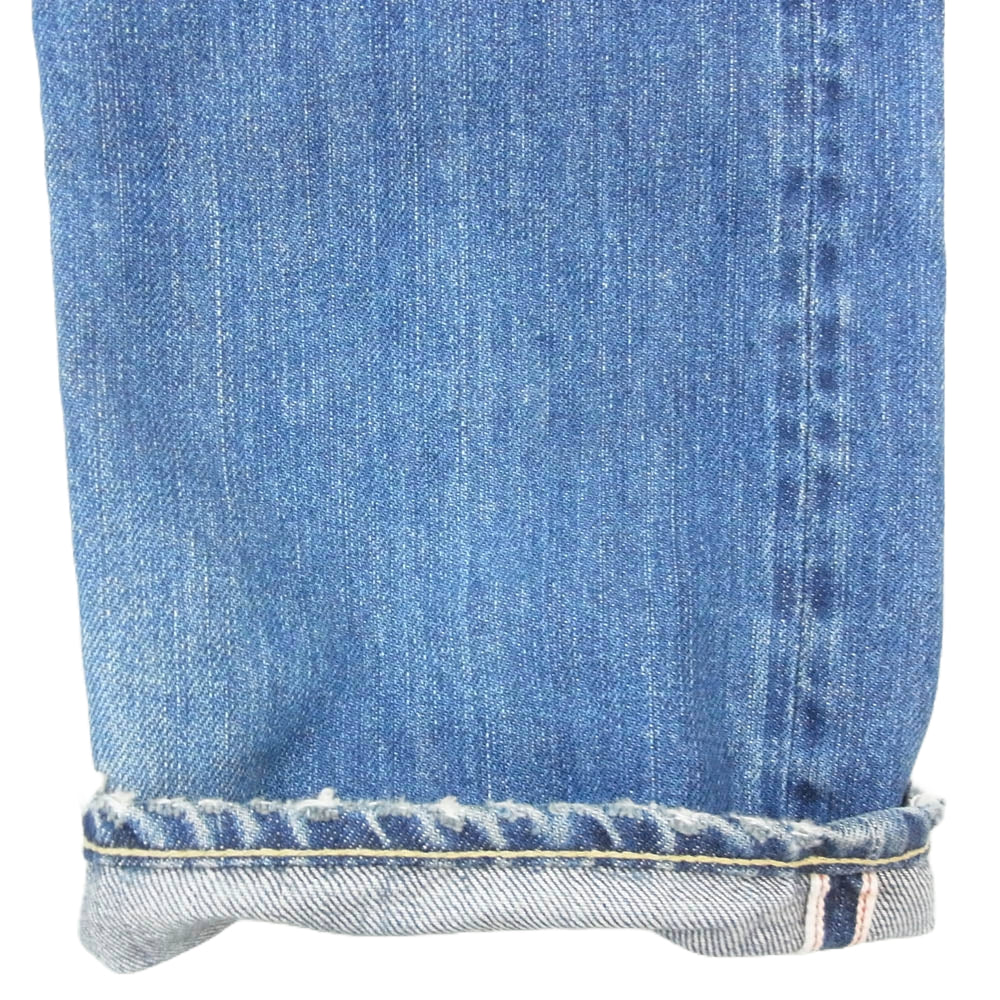 HYSTERIC GLAMOUR ヒステリックグラマー 0241AP10 RSM加工 スリム ストレート デニムパンツ インディゴブルー系 28【中古】