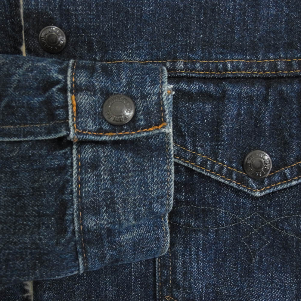 RRL ダブルアールエル O25 デニム ボア ランチ ジャケット インディゴブルー系 M【美品】【中古】