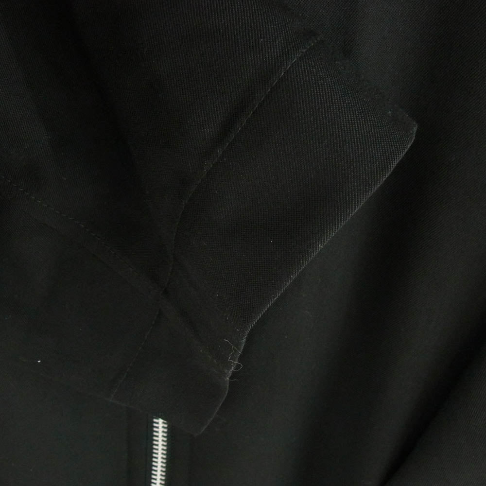 Maison MIHARA YASUHIRO メゾンミハラヤスヒロ A01CT171 フーデッド ジップアップ コート ロング パーカー モッズコート ブラック系 44【中古】