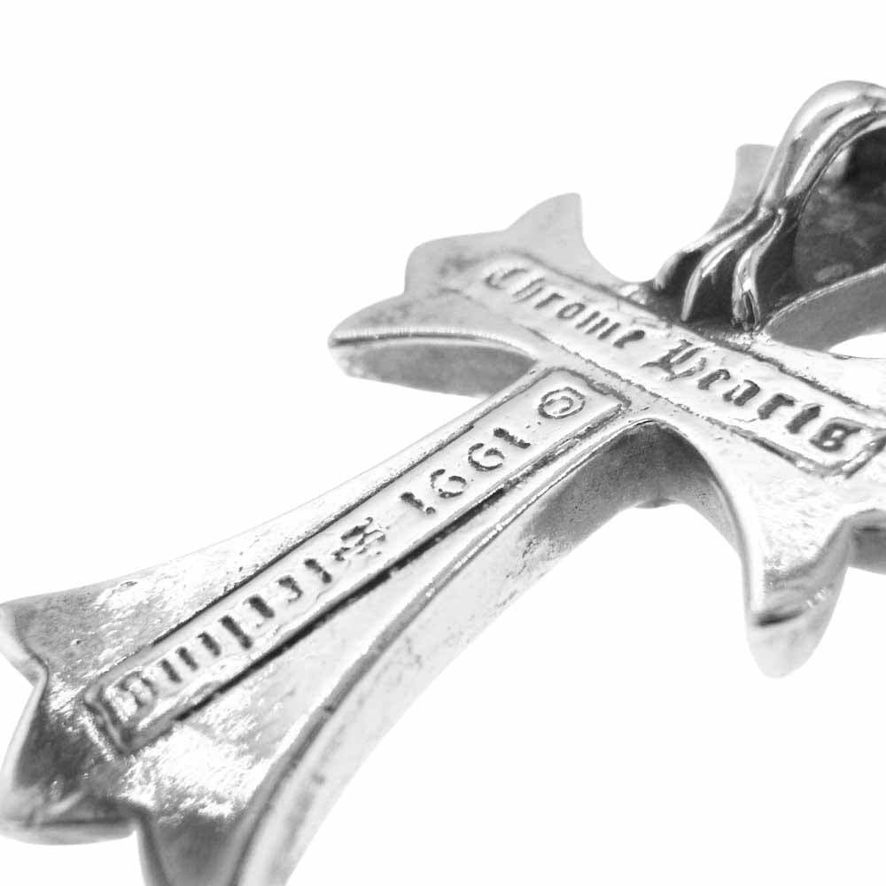 CHROME HEARTS クロムハーツ(原本無) CH CRS SML スモール CHクロス ペンダントトップ シルバー系【中古】
