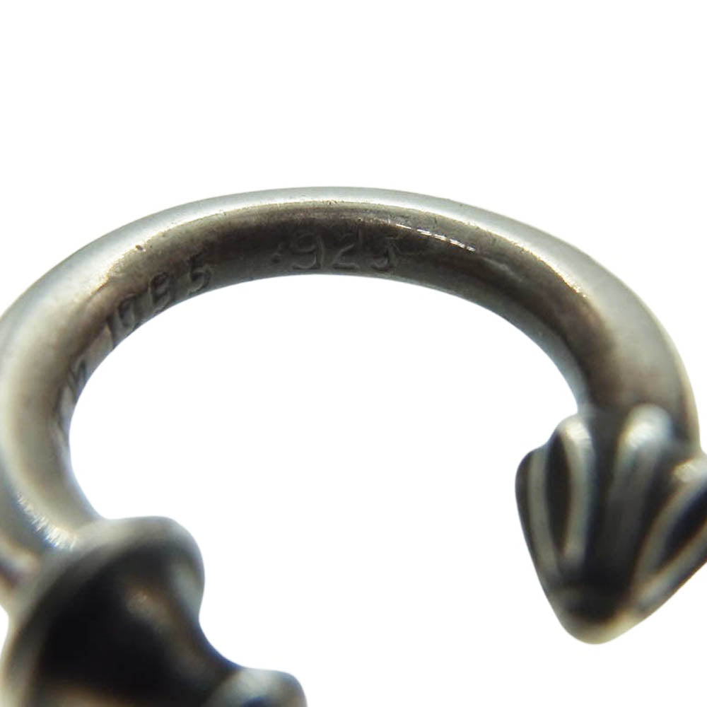 CHROME HEARTS クロムハーツ(原本無) HOOP PLAIN プレーン フープ シルバー ピアス シルバー系【中古】