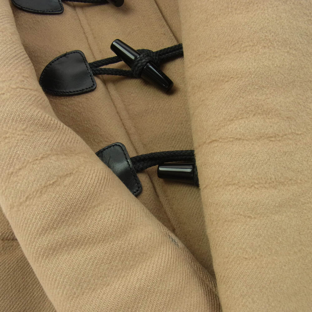 BURBERRY バーバリー 3953063 BRIT ブリット メガチェック ダッフル ウール コート ライトブラウン系 UK2【中古】