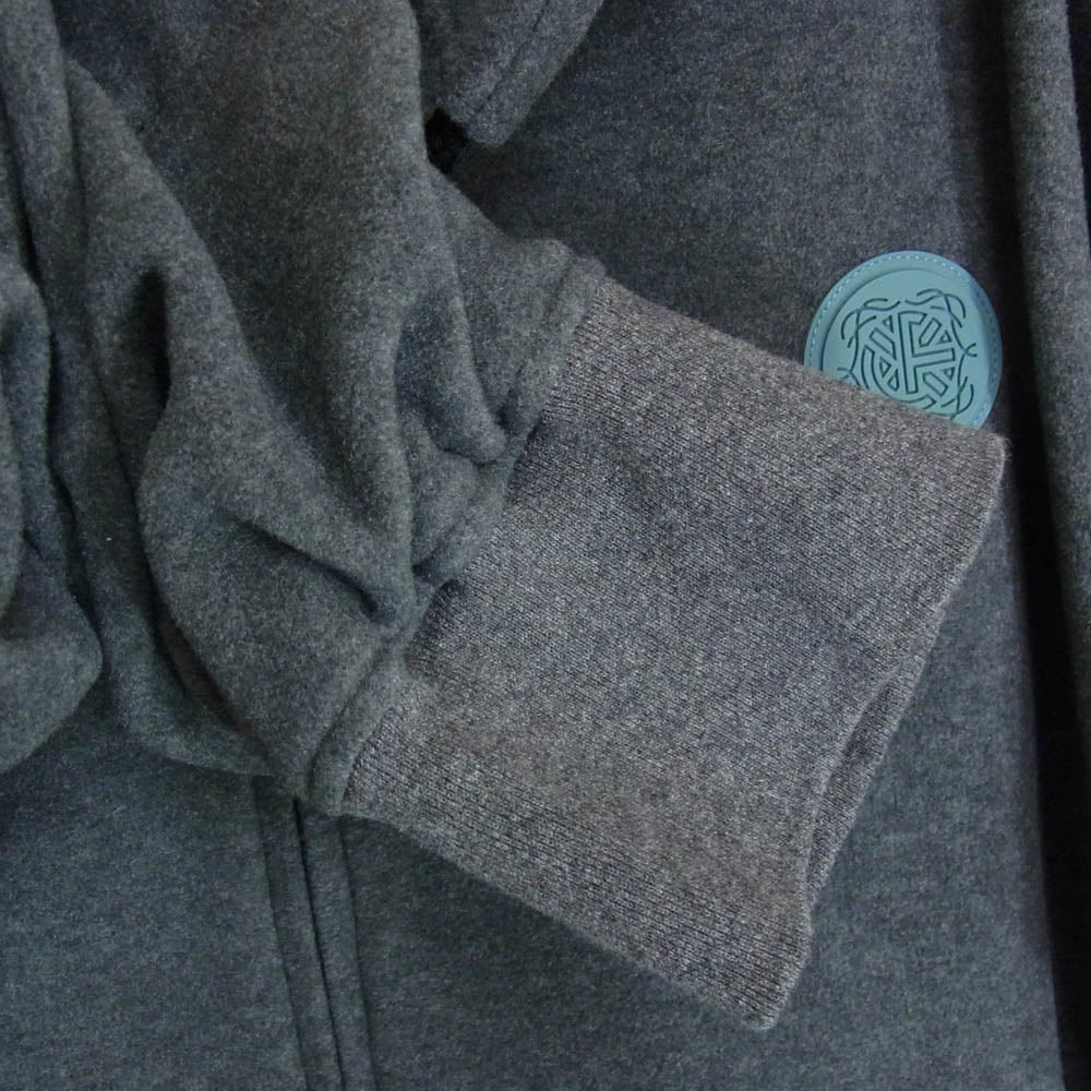FACETASM ファセッタズム 22AW T0F-SW-U01 SUPER BIG HOODIE スーパー ビッグ フーディ ジップアップ パーカー グレー系 00【中古】