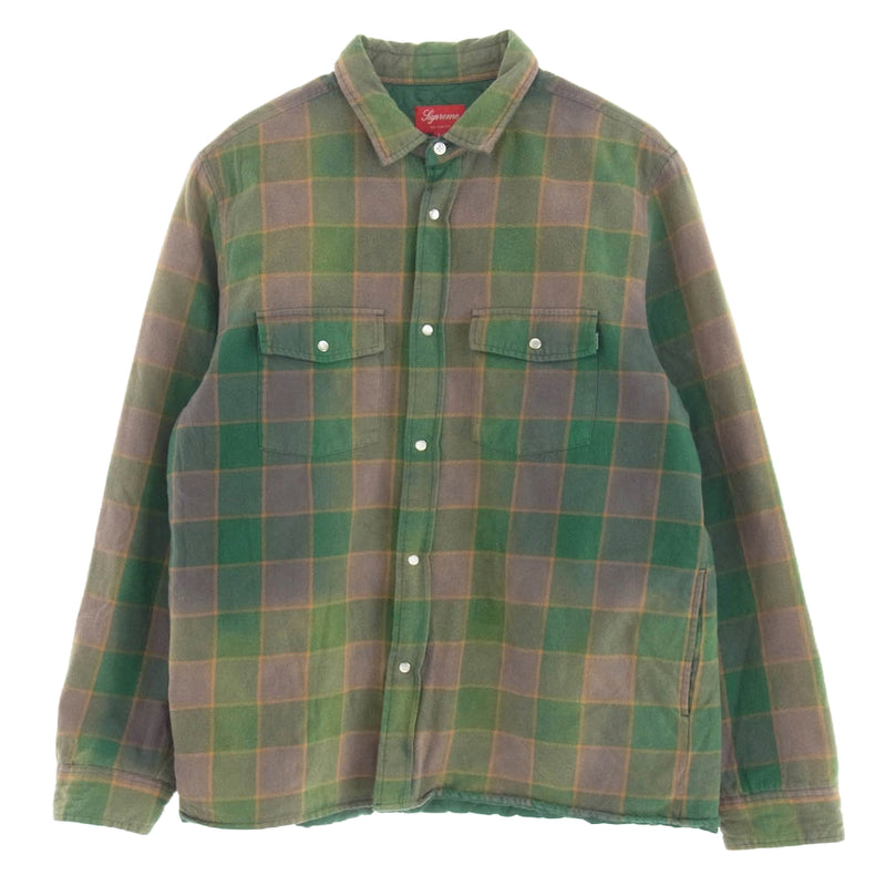 Supreme グリーンチェックシャツ L SUPREME シュプリーム 18AW Tartan