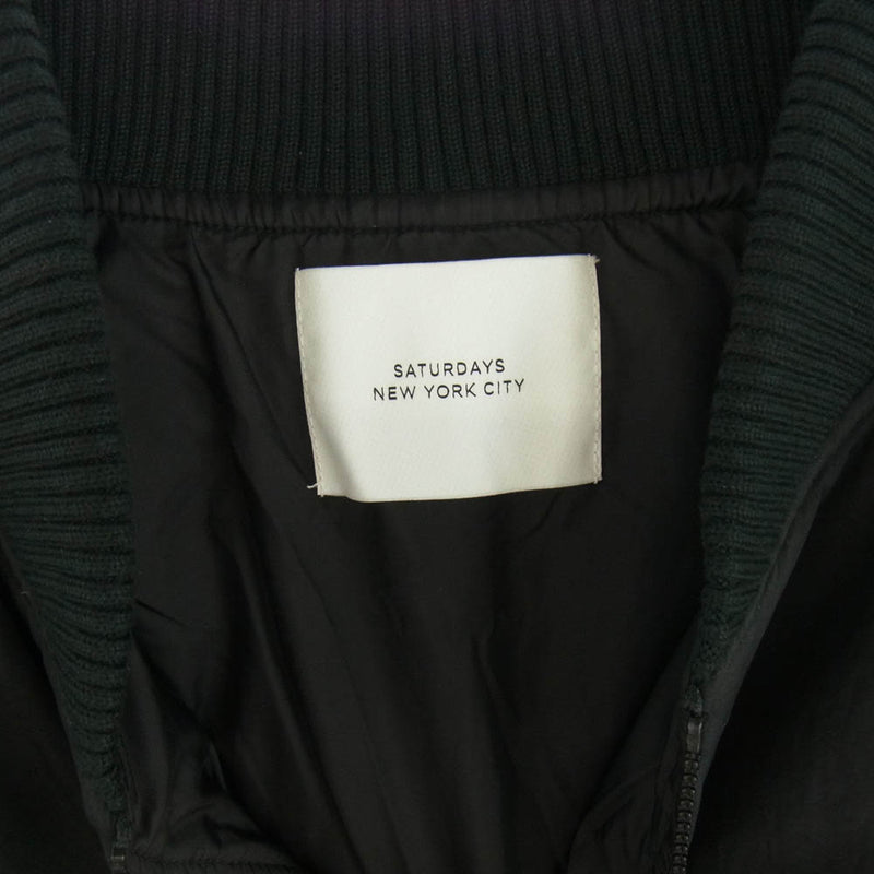 サタデーズニューヨークシティボンバージャケット SATURDAYS SURF NYC ボンバージャケット MA1カーキ グリーン