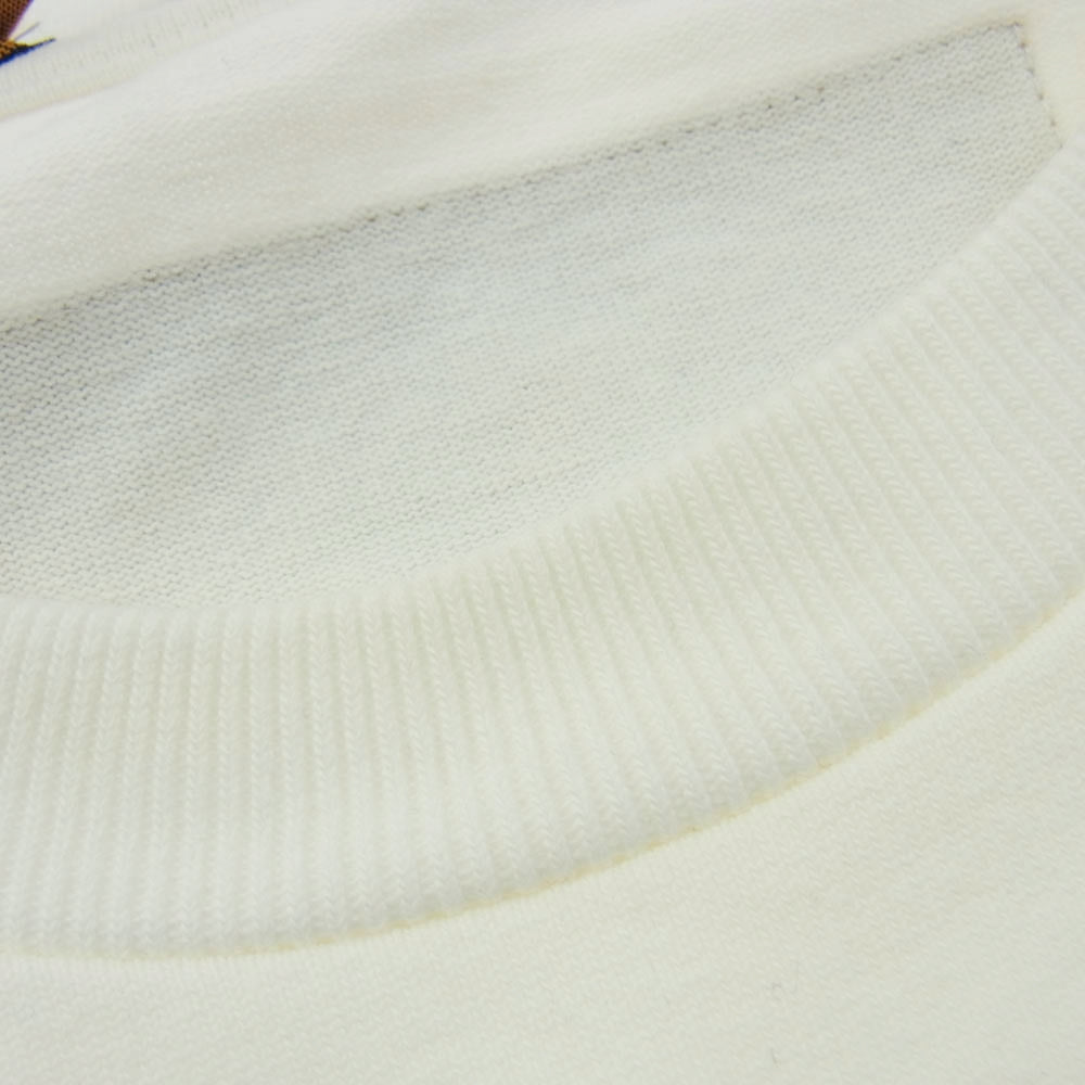 LOUIS VUITTON ルイ・ヴィトン 21AW RM212 NPL HLY85W TOURIST VS PURIST プリントTシャツ オフホワイト系 M【中古】