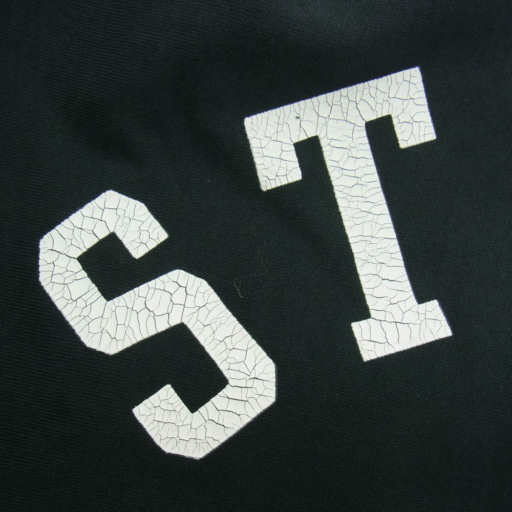 STUSSY ステューシー SUN FADED OVERSIZED CREW サン フェイディッド オーバーサイズ クルー スウェット ブラック系 M【中古】