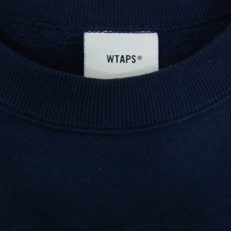 WTAPS ダブルタップス 22AW 222ATDT-CPM02S LOCKS SWEATER COTTON ロゴ 