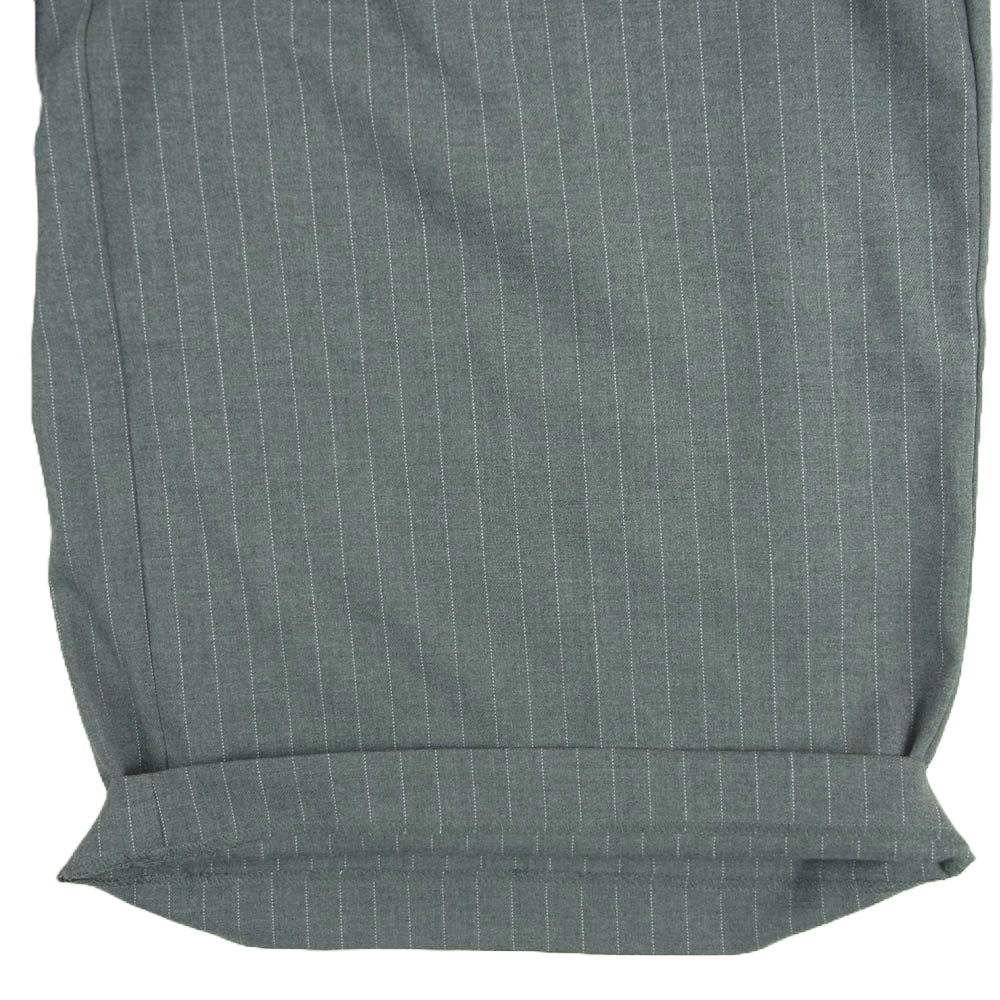 MAISON SPECIAL メゾンスペシャル 21232465204 Low Waist Layered Stripe Wide Pants ローウエスト レイヤード ストライプ ワイド パンツ グレー系 38【中古】
