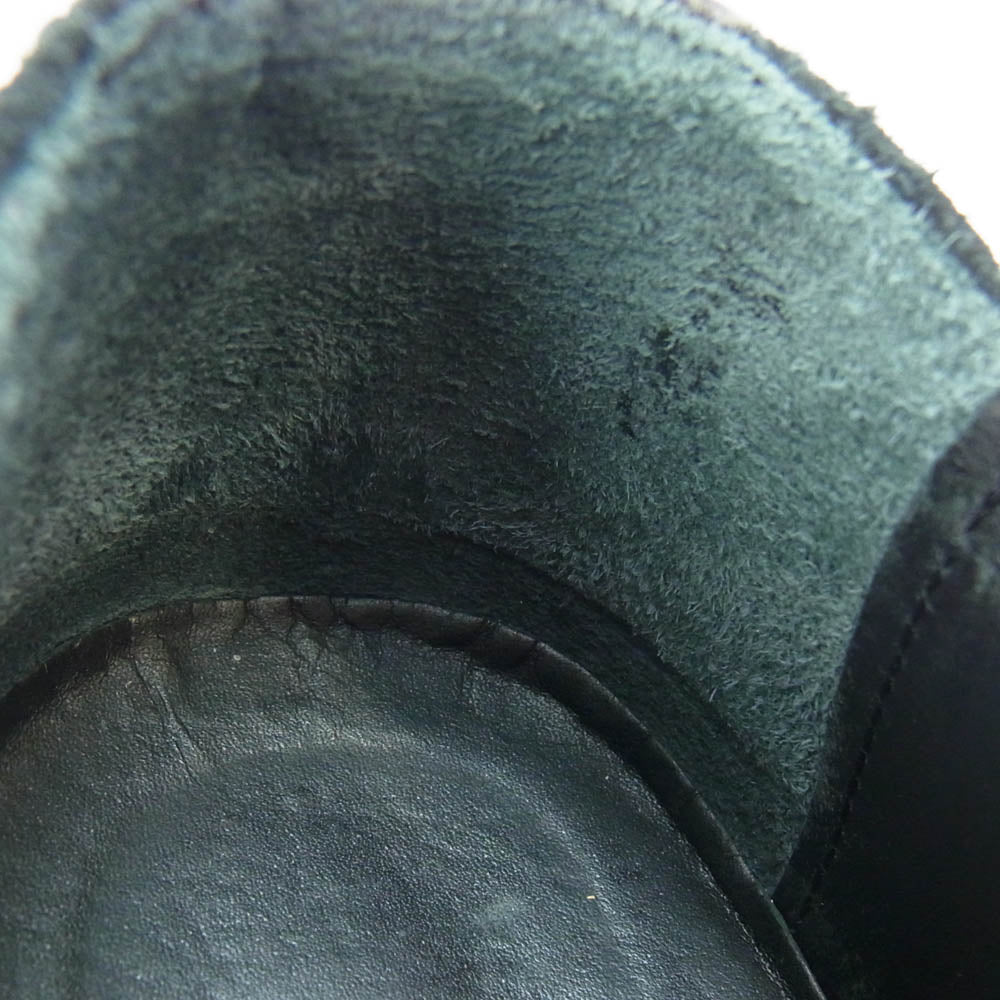 DIESEL ディーゼル ドレスシューズ ウィングチップ スエード ラバーソール 42 ブラック系 42【中古】