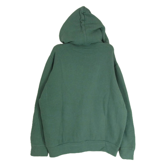 mina perhonen ミナペルホネン 長袖 ワンポイント刺繡 ジップパーカー グリーン系 S【中古】