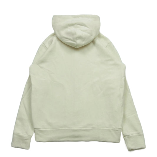 mina perhonen ミナペルホネン ジップ パーカー フーディ コットン 日本製 オフホワイト系 S【中古】