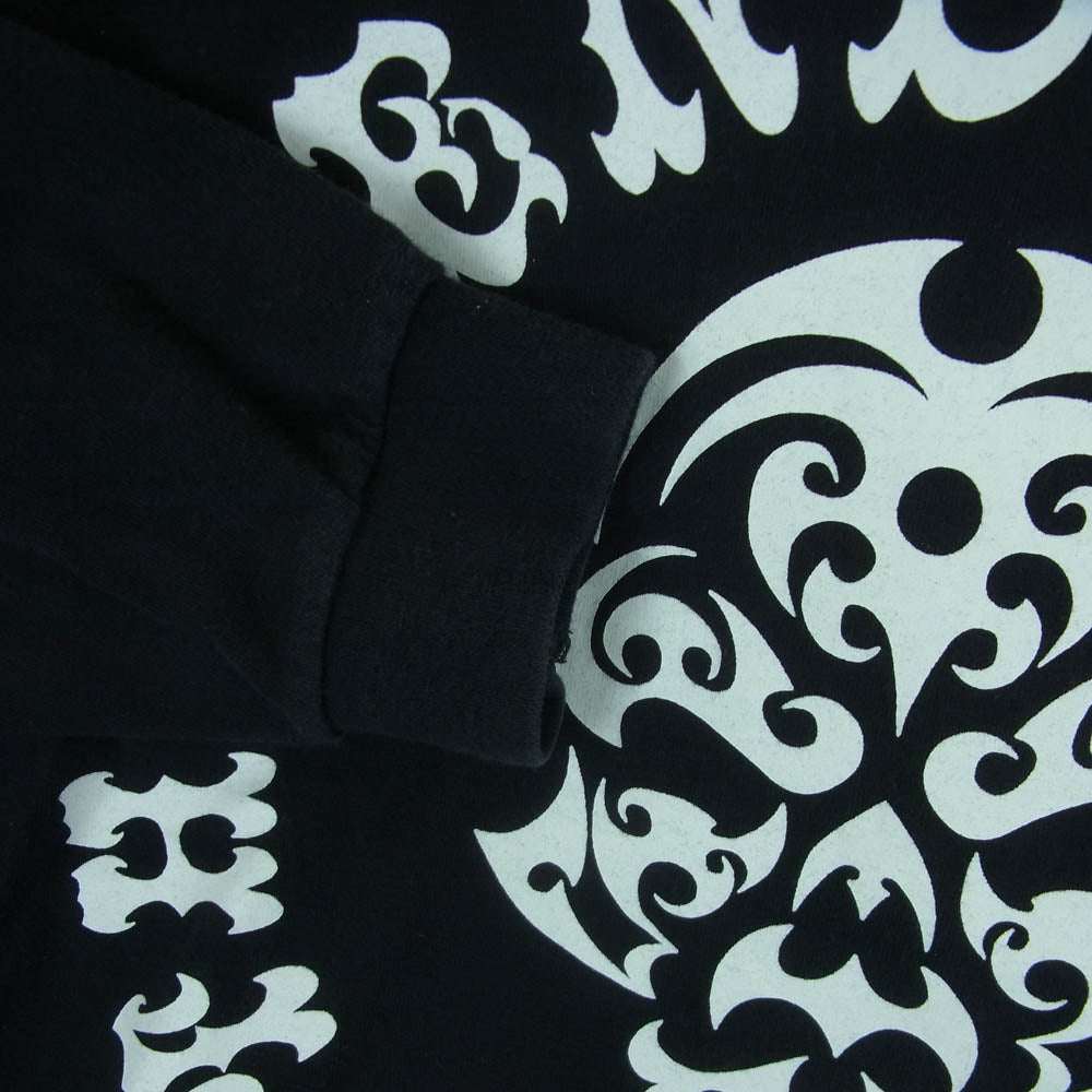 TENDERLOIN テンダーロイン 17AW T-TEE L/S BS ボルネオスカル ロングスリーブ カットソー 長袖 Tシャツ ブラック系 L【中古】