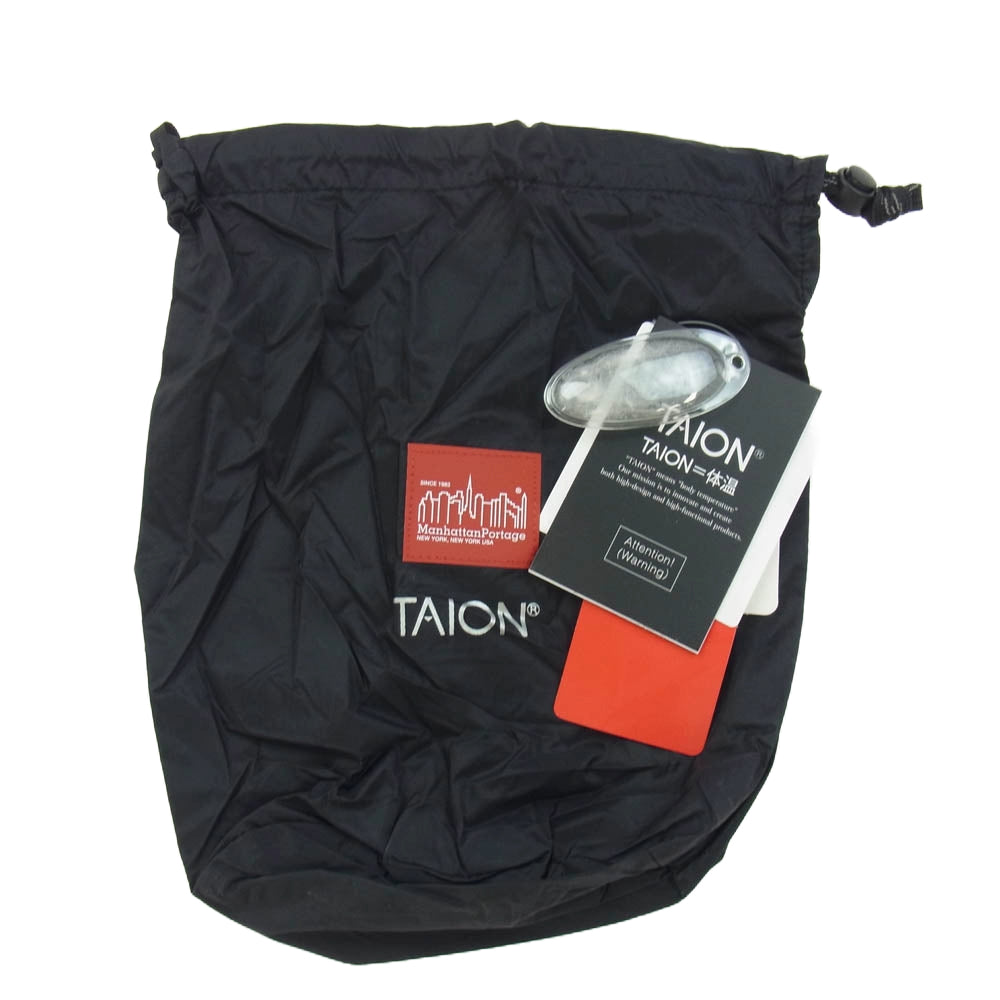 タイオン 23FW-MP-TAION01 Manhattan Portage マンハッタンポーテージ 別注 ダウンジャケット ダウンカーディガン バラクラバ付き グレー系 L【中古】