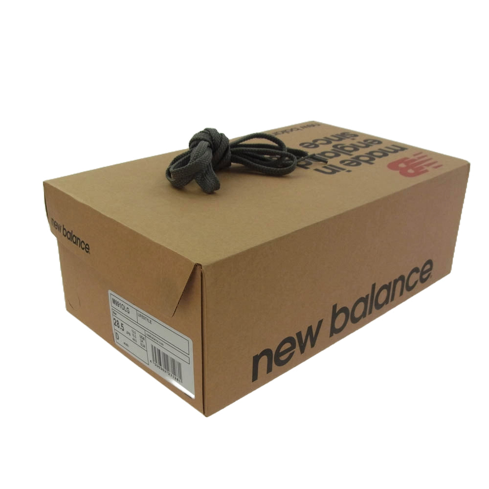 NEW BALANCE ニューバランス M991 OLG スエード メッシュ ローカット スニーカー マルチカラー系 28.5cm【極上美品】【中古】