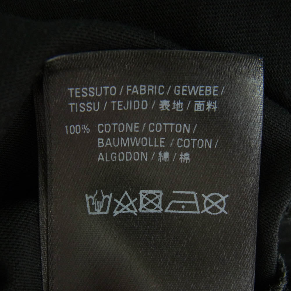 BALENCIAGA バレンシアガ 556150 キャンペーン ロゴ 半袖 Tシャツ ブラック系 XXL【極上美品】【中古】