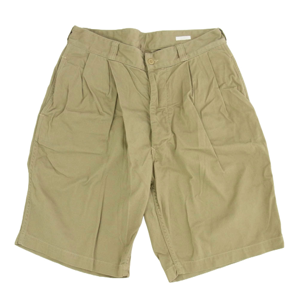 Comoli ベージュ チノショートパンツ ハーフパンツ COMOLI コモリ 23SS X01-03031 Bshop 別注 チノ ショーツ ハーフパンツ