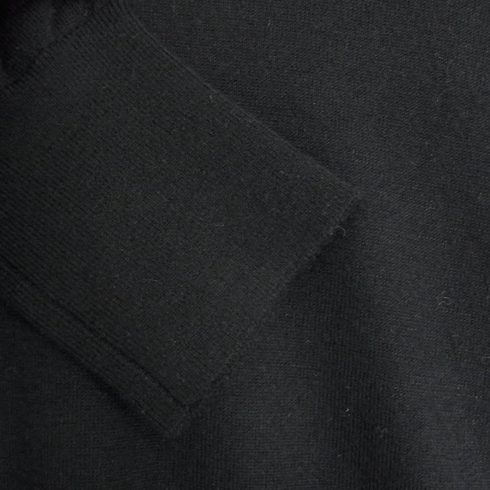 ボーディ 24AW BD24AW-YS001 for Y. & SONS 別注 SUPER LIGHT MOCK カシミヤ100% スーパーライト ハイゲージ モックネック 長袖 ニットソー ブラック系 1【中古】