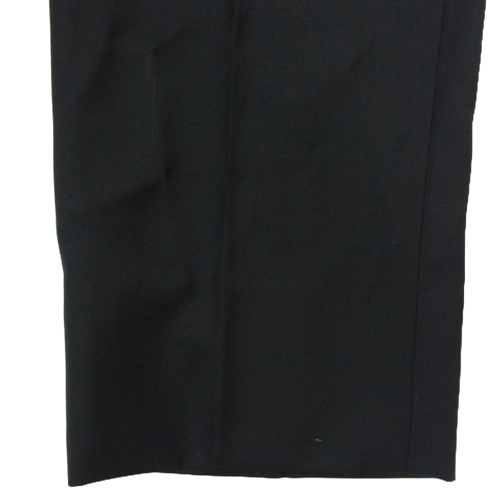 ニート DORMEUIL TECH STANDARD ドーメル社製コート生地 ウール100% スラックスパンツ ブラック系 46【中古】