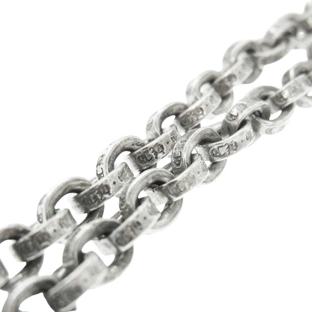 CHROME HEARTS クロムハーツ(原本無) PAPER CHAIN 18inch ペーパーチェーン 18インチ ネックレス シルバー系【中古】