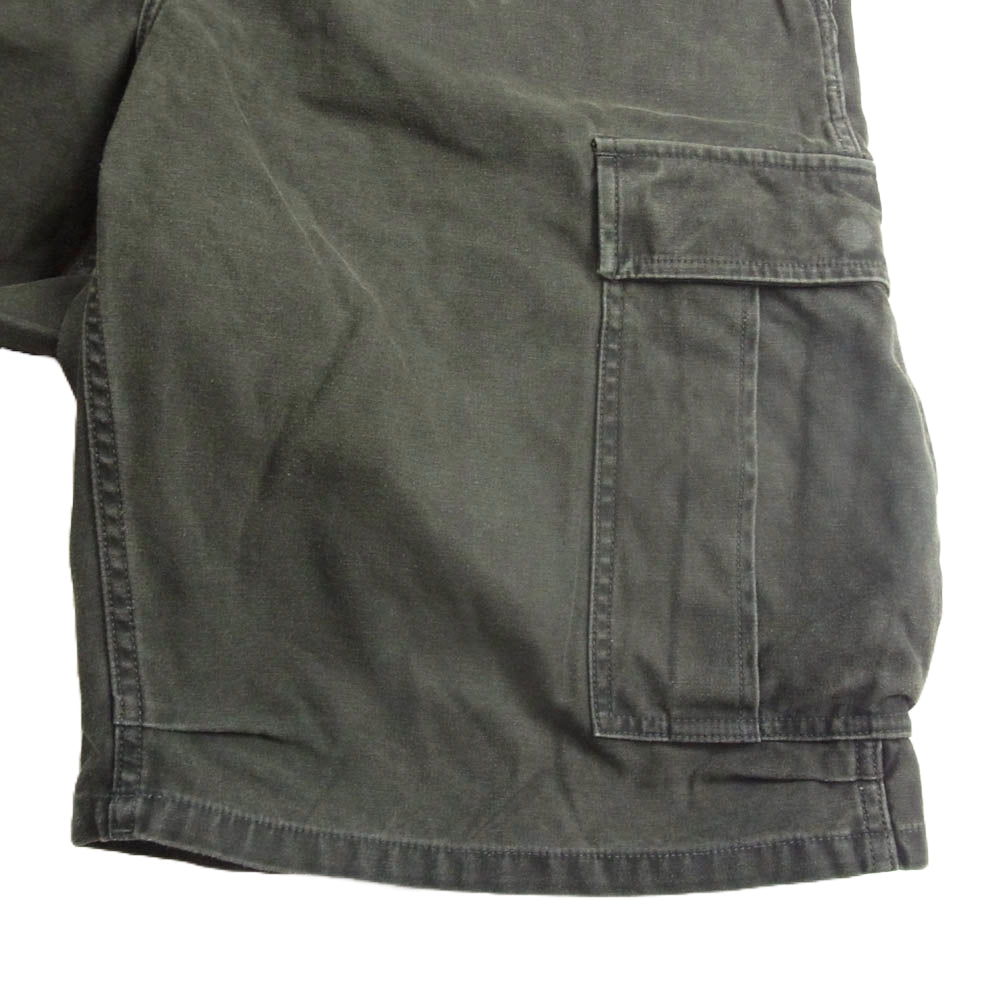 Nigel Cabourn ナイジェルケーボン 8048-00-51212 ARMY CARGO SHORT PEALING PRINT アーミー カーゴ ショート パンツ カーキ系 36【中古】