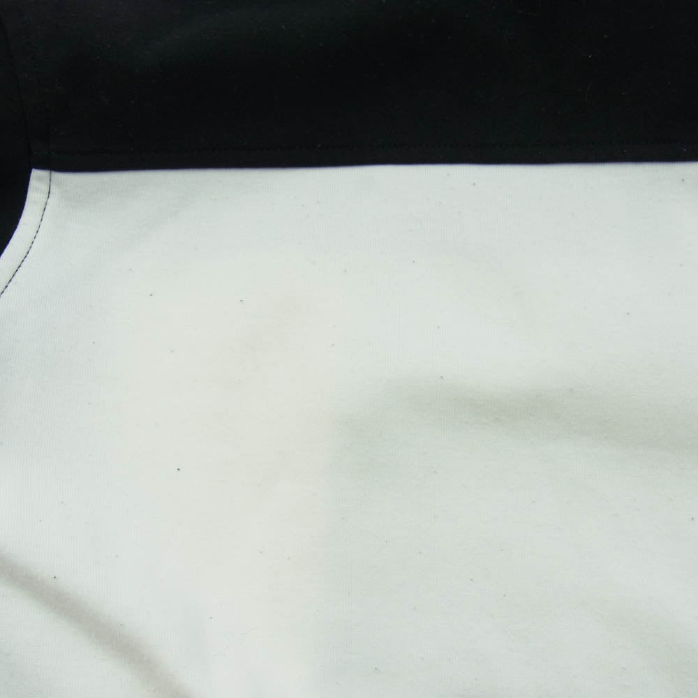 POLO RALPH LAUREN ポロ・ラルフローレン 復刻 SNOW BEACH ラガーシャツ スウェット 長袖 ブラック系 ホワイト系 XL【中古】