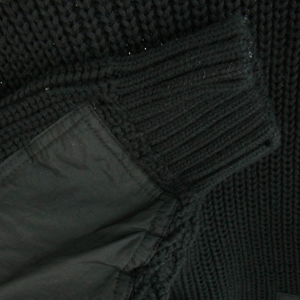 FreshService フレッシュサービス FSW-22-KN_91 CREW NECK COMBAT KNIT クルーネック コンバット ニット ブラック系 M【中古】
