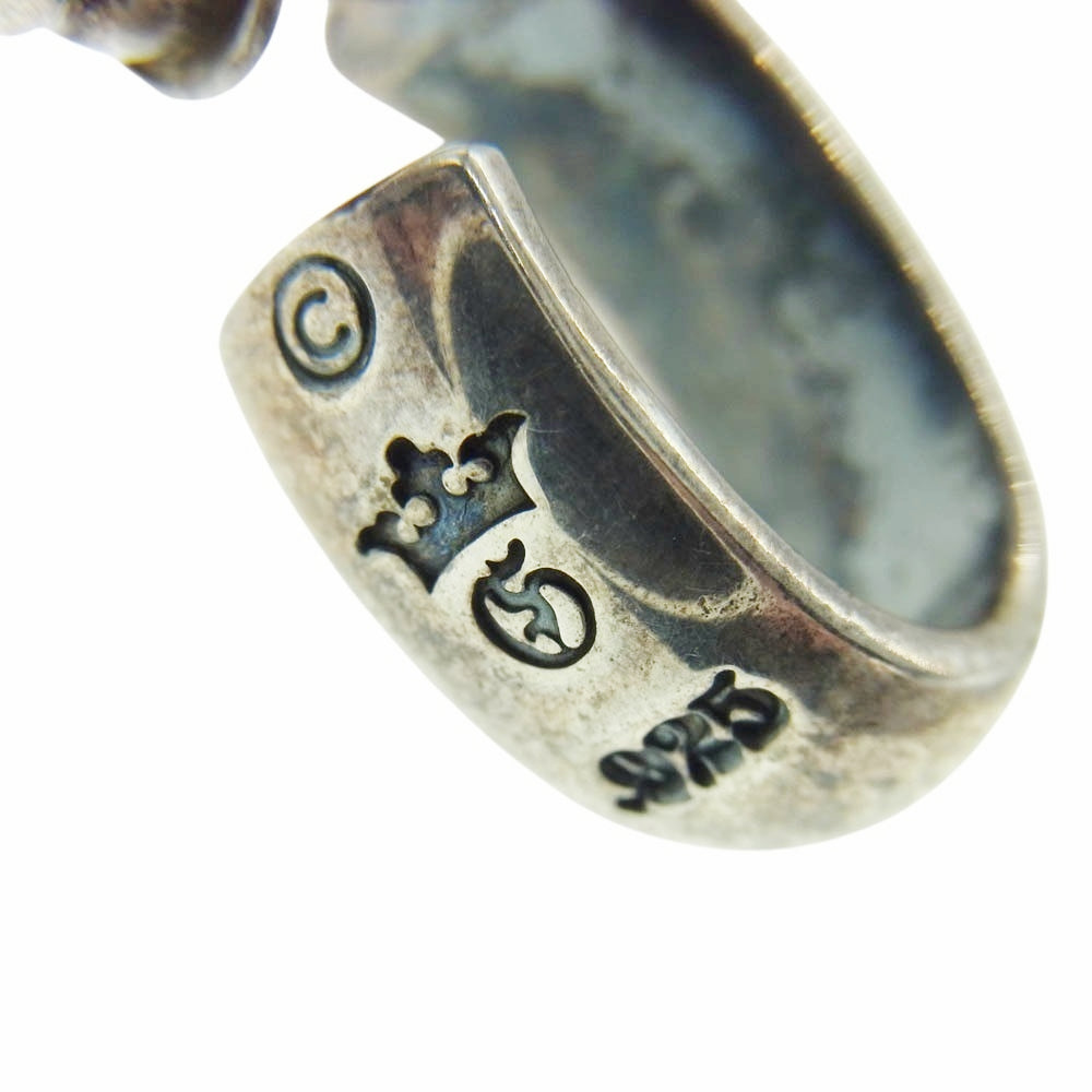 GABOR ガボール ER-08 GABORATORY ガボラトリーホールディング H.W.O pierce G&Crown ジーアンドクラウン フープ ピアス シルバー系 シルバー系【中古】