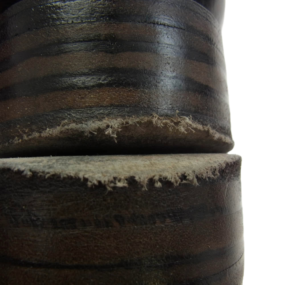 エマタイト D20B. Derby Shoes レザー ダービーシューズ ブラック系 40【中古】