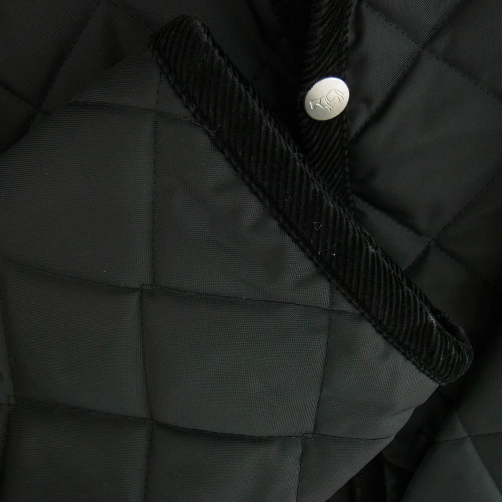 COMOLI コモリ 19AW LVH-19A-101 × LAVENHAM ラベンハム キルティング ジャケット コート ブラック系 S【中古】