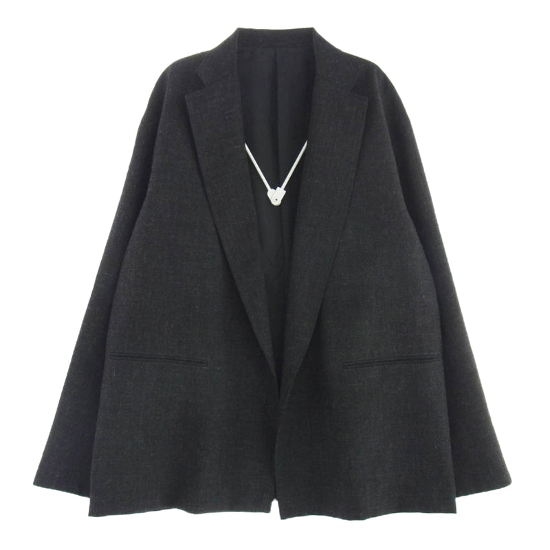 blurhms ブラームス BHS23F009Ra Wool Ramie Cardigan Jacket ウール 