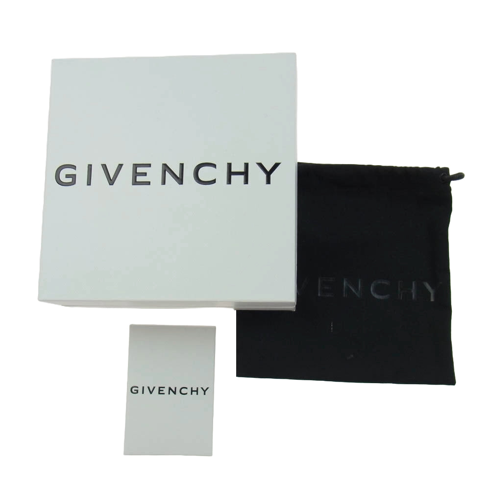 GIVENCHY ジバンシィ 23AW BK4067K1VC 001 ロゴ刻印 バックル レザーベルト ブラック系 90【中古】