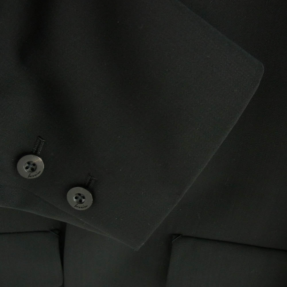 イレニサ 25SS IH-25SS-J007-NDK MODIFIED SHAWL COLLAR JACKET ショールカラー 1B テーラードジャケット ブラック系 2【美品】【中古】
