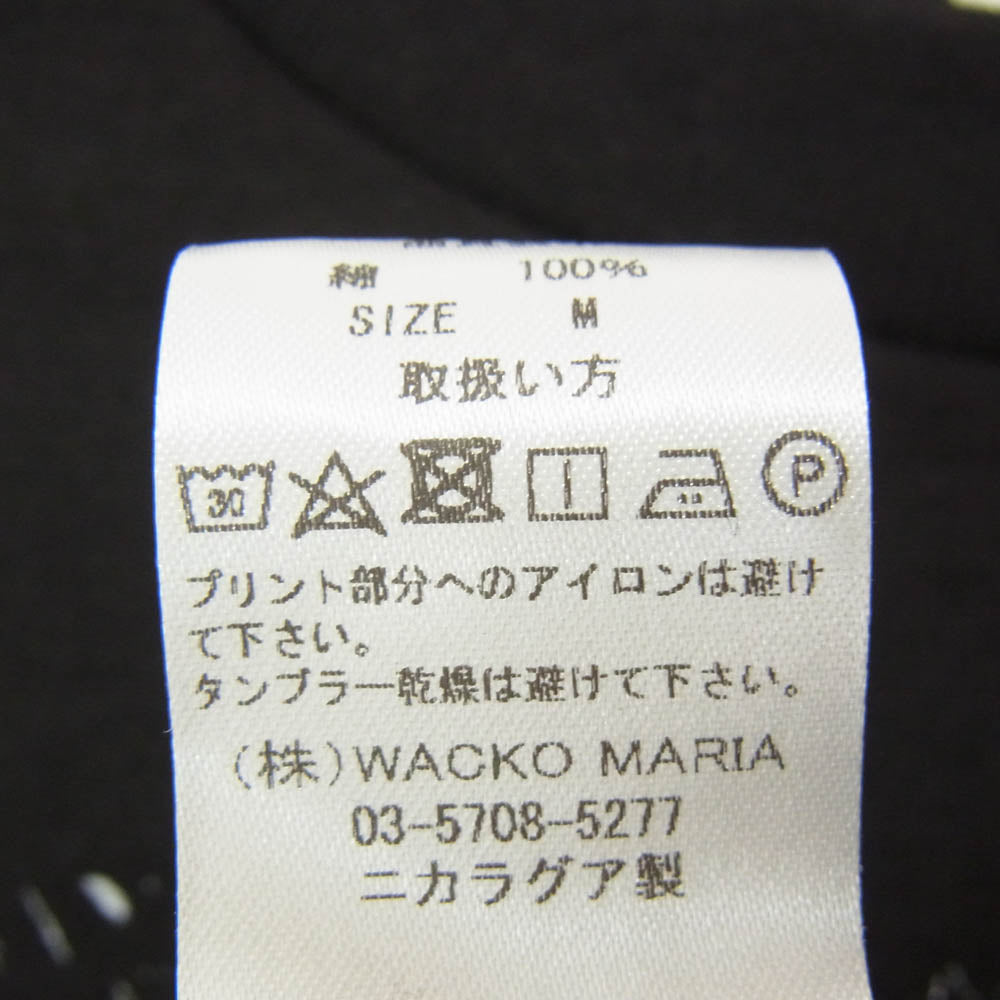 WACKO MARIA ワコマリア TDKT-WM-TEE06 Batman バットマン THE DARK KNIGHT TRILOGY CREW NECK T-SHIRT ダークナイト トリロジー クルーネック Tシャツ 半袖 ブラック系 M【新古品】【未使用】【中古】